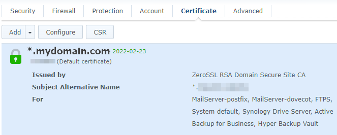 Configure Wildcard “Let’s Encrypt” Certificate On Synology NAS Using ...